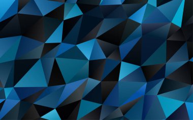 Çizgileri ve üçgenleri olan vektörsüz bir düzen. Soyut arkaplanda renkli eğimli üçgenler