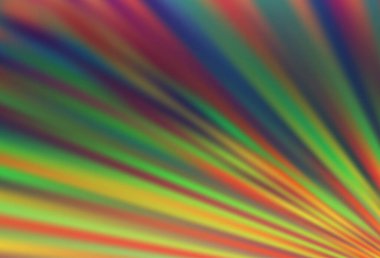 Dar çizgileri olan koyu renkli, gökkuşağı vektör deseni.