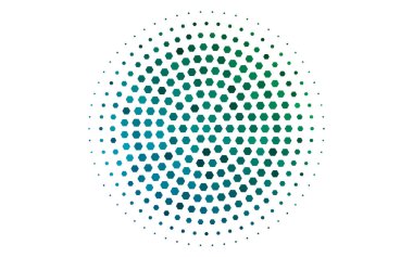 noktalı yarım ton noktalar beyaz arkaplan üzerinde tasarım, vektör illüstrasyonu