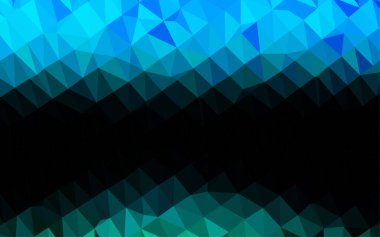 Çizgileri ve üçgenleri olan vektörsüz bir düzen. Soyut arkaplanda renkli eğimli üçgenler