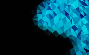 Çizgileri ve üçgenleri olan vektörsüz bir düzen. Soyut arkaplanda renkli eğimli üçgenler