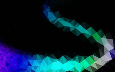 renkli çokgen mozaik arkaplan, vektör illüstrasyonu