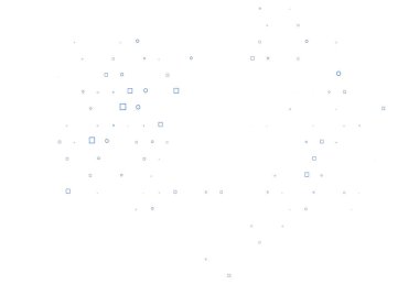 Dairesel ve dikdörtgenli hafif BLUE vektör arkaplanı.