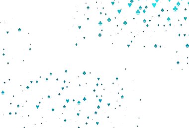 Kumarın sembolleriyle hafif BLUE vektör kapağı.