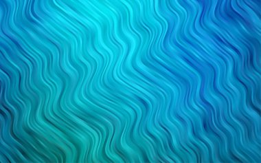 Farklı şekil ve renklerdeki bulanık dalgalı çizgiler. Gradyanı olan belirsiz soyut bir illüstrasyon.