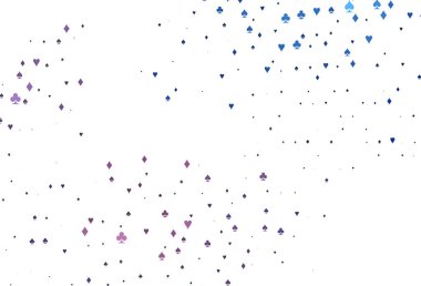 Kart ögelerine sahip Açık Siyah vektör düzeni.