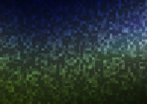 Темно Синій Зелений Векторний Фон Прямокутниками Квадратами — стоковий вектор