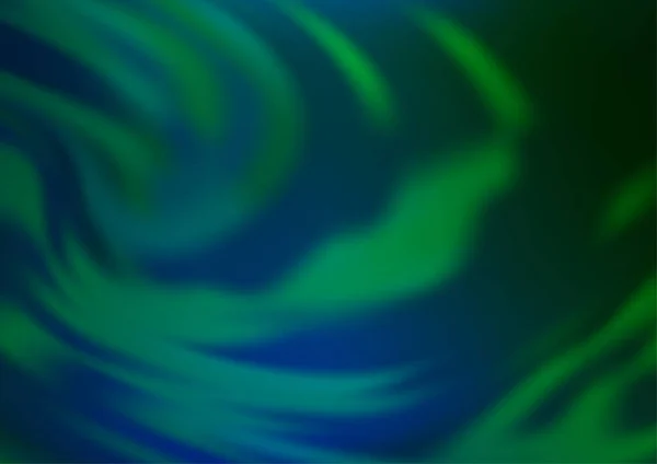 Abstrakter Grüner Hintergrund Mit Glatten Linien — Stockvektor