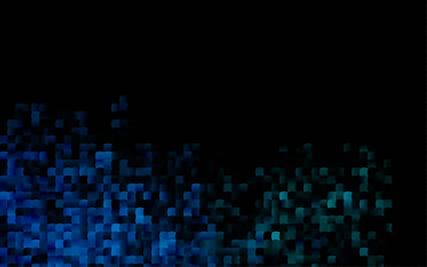 Fond Abstrait Avec Carrés Bleus Noirs — Image vectorielle