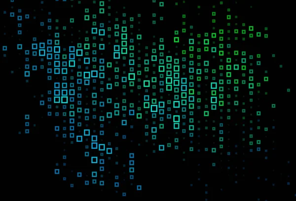 Темний Синій Зелений Векторний Фон Ромбом — стоковий вектор