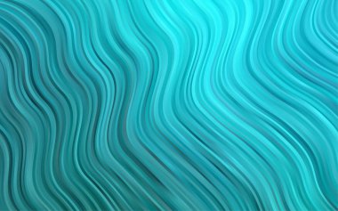 Farklı şekil ve renklerdeki bulanık dalgalı çizgiler. Gradyanı olan belirsiz soyut bir illüstrasyon.