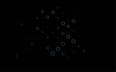 Rastgele çemberlerle soyut bir arkaplan. vektör illüstrasyonu