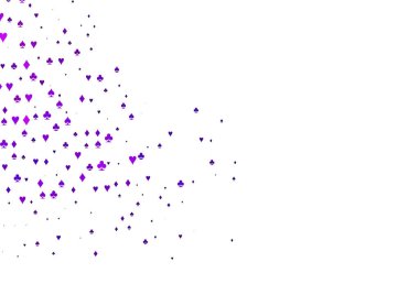Kart sembollü hafif Mor vektör deseni.