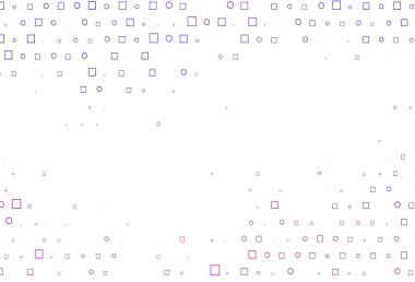 Açık Pembe, dairesel ve dikdörtgenli Mavi vektör arkaplanı.