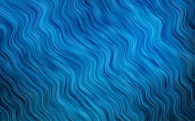 Farklı şekil ve renklerdeki bulanık dalgalı çizgiler. Gradyanı olan belirsiz soyut bir illüstrasyon.