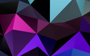 renkli çokgen mozaik arkaplan, vektör illüstrasyonu