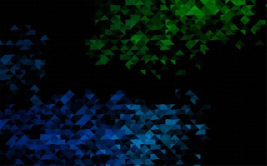 Geometrik şekiller ve üçgenlerle soyut arkaplan