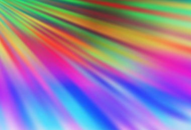 Açık Çokrenkli, düz çizgileri olan Gökkuşağı vektör düzeni.