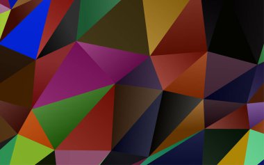 renkli çokgen mozaik arkaplan, vektör illüstrasyonu