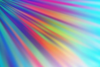 Açık Çokrenkli, tekrarlanan çubuklu Gökkuşağı vektör şablonu.