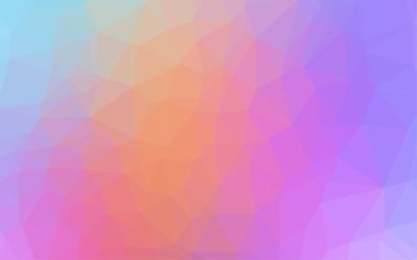 renkli çokgen mozaik arkaplan, vektör illüstrasyonu