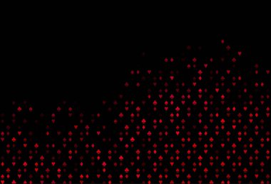 Koyu Mor, kumar sembollü pembe vektör kapağı.