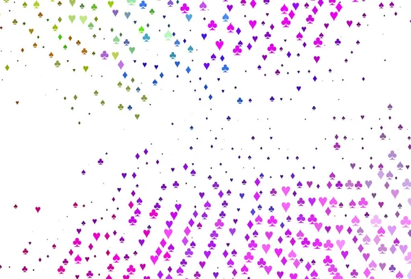 Разноцветный Радужный Вектор Элементами Карт — стоковый вектор