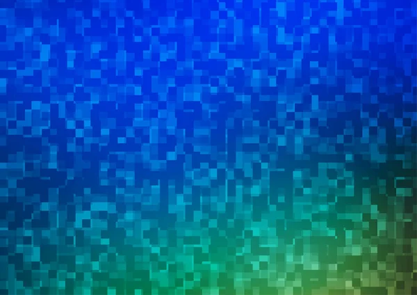 Bleu Clair Couverture Vectorielle Verte Dans Style Polygonal — Image vectorielle
