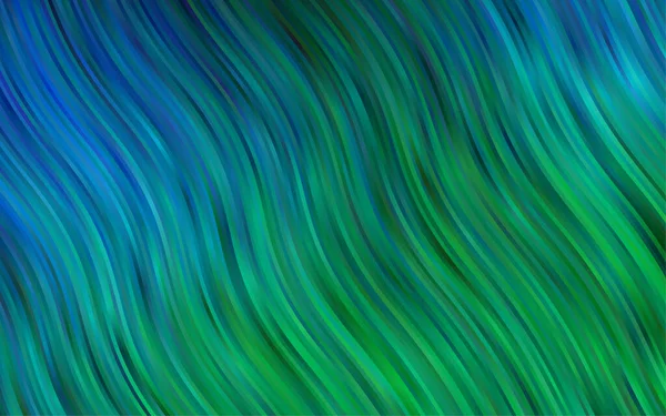 Lignes Ondulées Floues Différentes Formes Couleurs Une Vague Illustration Abstraite — Image vectorielle