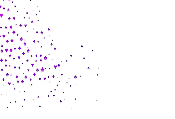 Padrão Vetor Roxo Claro Com Símbolo Cartões —  Vetores de Stock