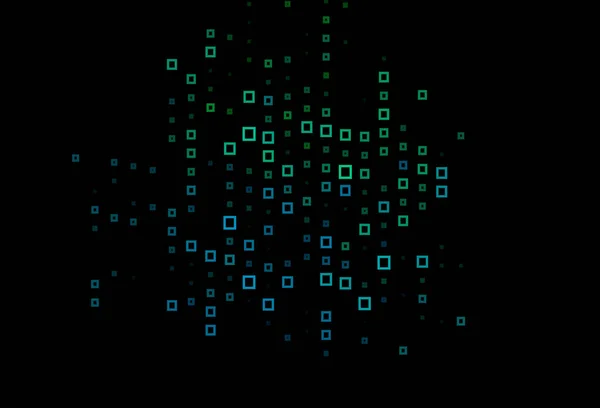 Azul Oscuro Fondo Vectorial Verde Estilo Poligonal — Vector de stock