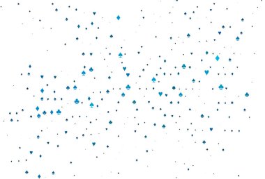 Oyun kartlarıyla hafif BLUE vektör dokusu.