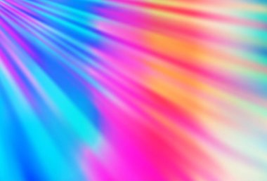 Açık Çokrenkli, tekrarlanan çubuklu Gökkuşağı vektör şablonu.