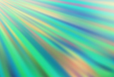 Açık Mavi, düz çizgileri olan yeşil vektör düzeni.