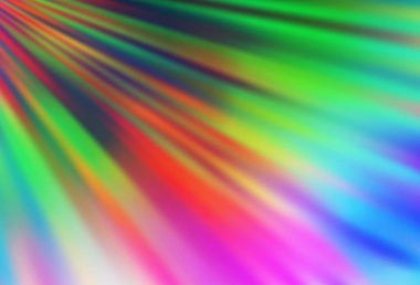 Açık Çokrenkli, tekrarlanan çubuklu Gökkuşağı vektör şablonu.