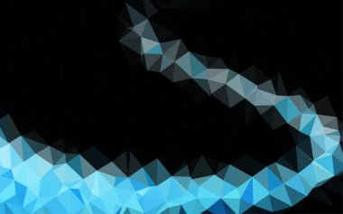 Düşük poligonal üçgenli soyut çokgen arkaplan