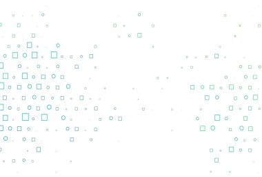 Açık Mavi, benekli yeşil vektör şablonu, dikdörtgenler.