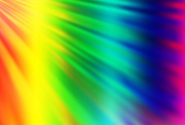 Açık Çokrenkli, tekrarlanan çubuklu Gökkuşağı vektör şablonu.