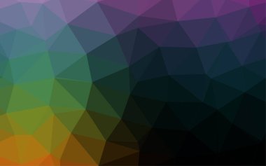 Renkli üçgen vektör arkaplanı. Modern resimleme 