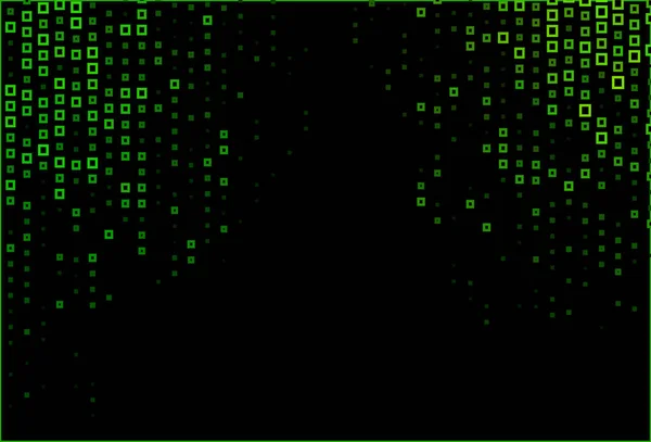 Layout Vetorial Verde Escuro Com Linhas Retângulos — Vetor de Stock