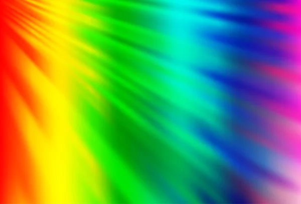 Multicolor Claro Patrón Vectores Arco Iris Con Líneas Estrechas — Archivo Imágenes Vectoriales