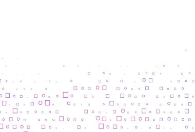 Açık Mavi, benekli kırmızı vektör şablonu, dikdörtgenler.