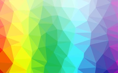 Renkli üçgen vektör arkaplanı. Modern resimleme 