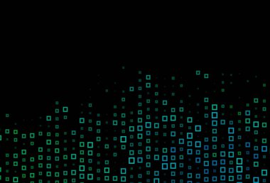 Koyu Mavi, eşkenar dörtgenli yeşil vektör arkaplanı.