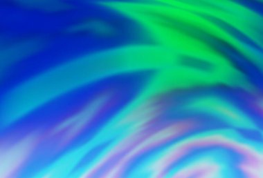Açık Mavi, Yeşil vektör soyut bulanık görünüm.