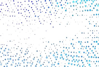 Oyun kartlarıyla hafif BLUE vektör dokusu.