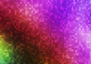 Açık Pembe, çizgileri, dikdörtgenleri olan yeşil vektör düzeni.