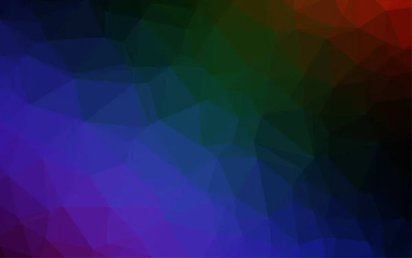 Kleurrijke Driehoeken Vector Achtergrond Moderne Illustratie — Stockvector
