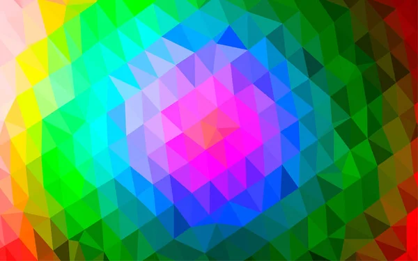 Bunte Dreiecke Vektorhintergrund Moderne Illustration — Stockvektor