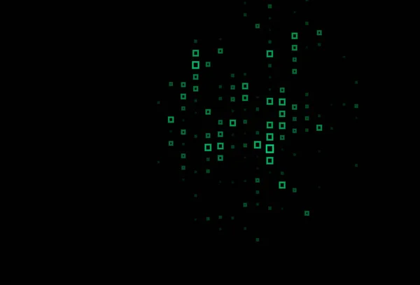 Dark Green Vector Backdrop Rhombus — Stock Vector